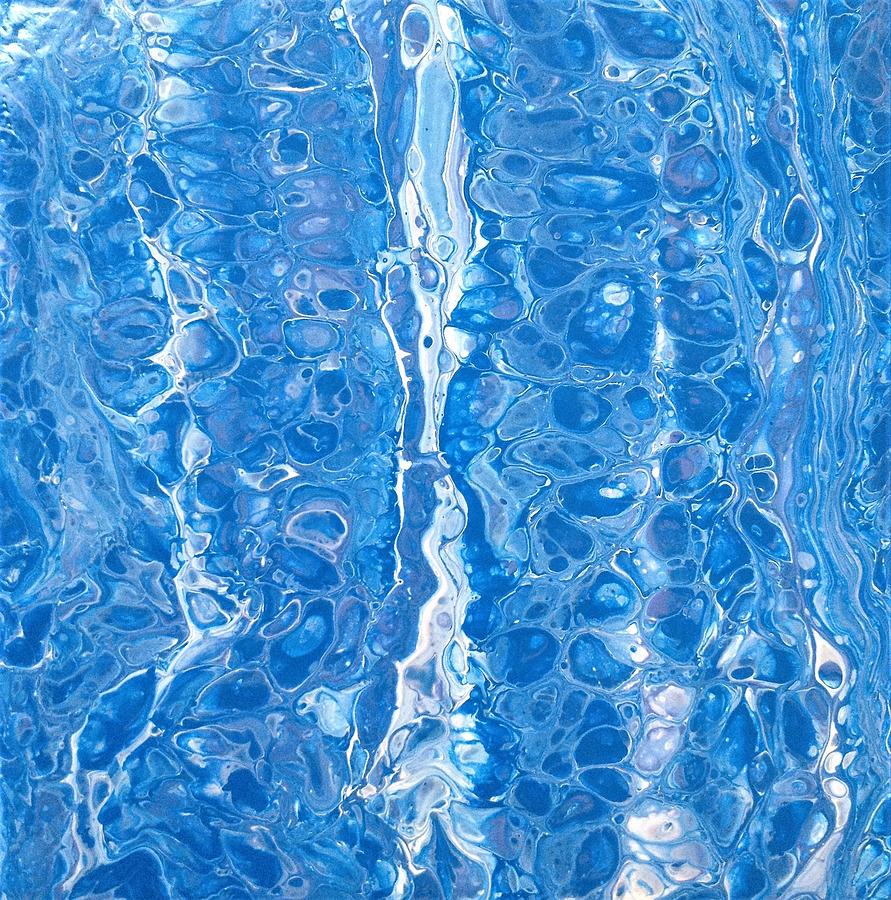 paint in pool water