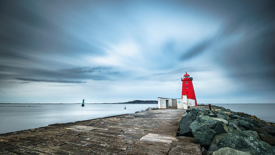 Poolbegh lighthouse, Dublin, Ireland - Seascape photography Photograph ...