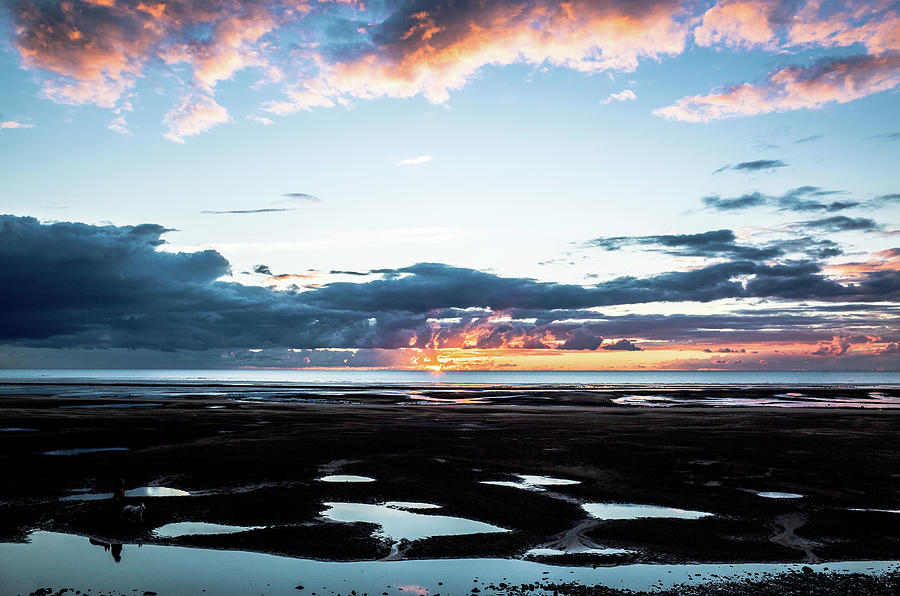 Sunset Photograph - Pools by Nick Barkworth