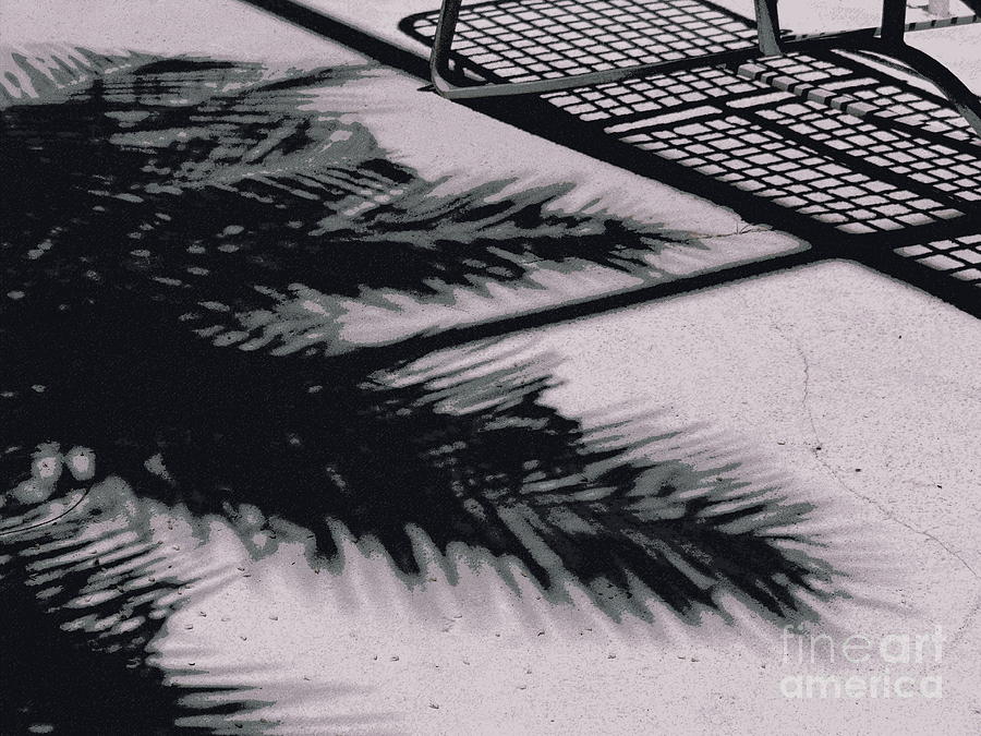 Black Photograph - Poolside in the Twilight Zone  by Charlotte Stevenson