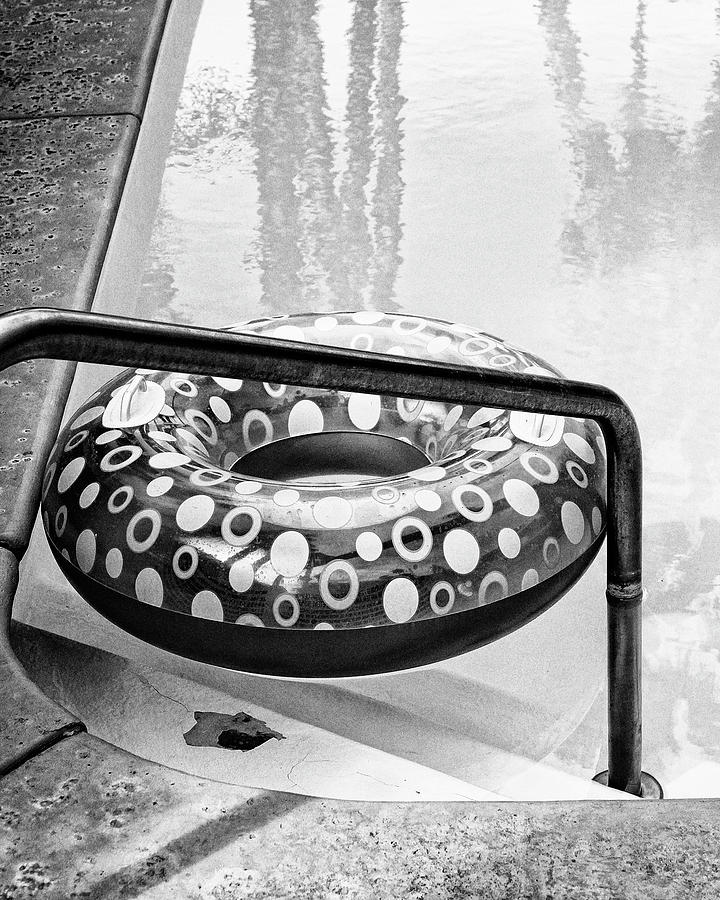 POOL TIME NOIR Palm Springs CA Photograph by William Dey