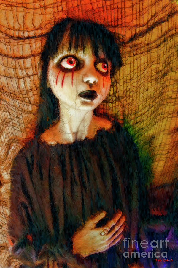 Poor Red Eyed Child Photograph by Blake Richards