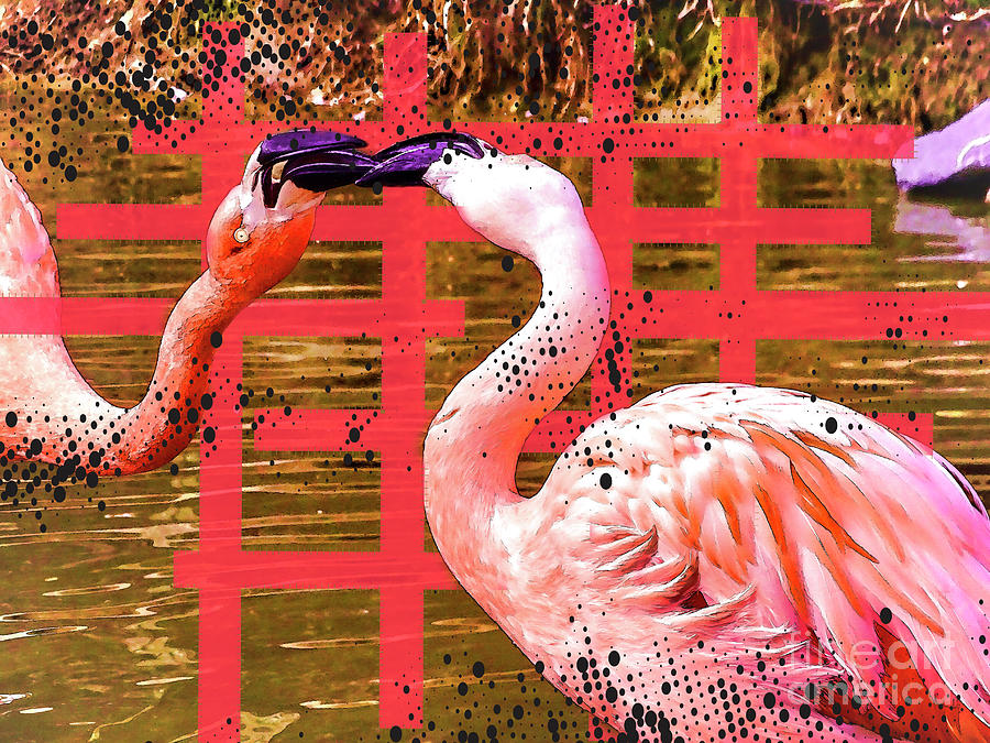 Pop Art Flamingos Photograph by Melissa Messick