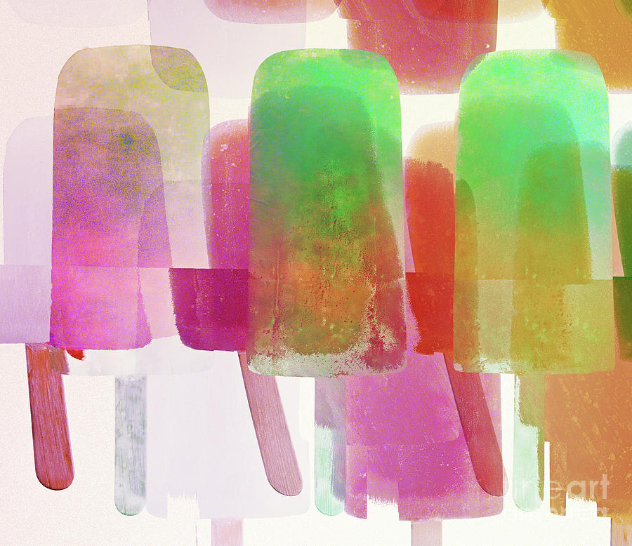 Pop Art Popsicles II Painting by Mindy Sommers