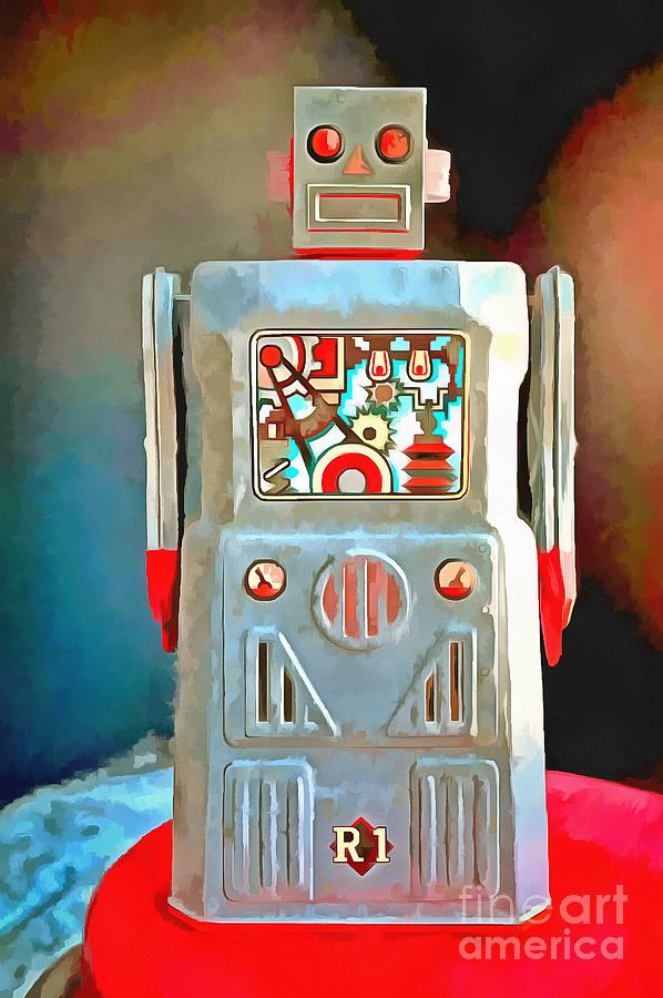Pop Art Robot R-1 Photograph by Edward Fielding