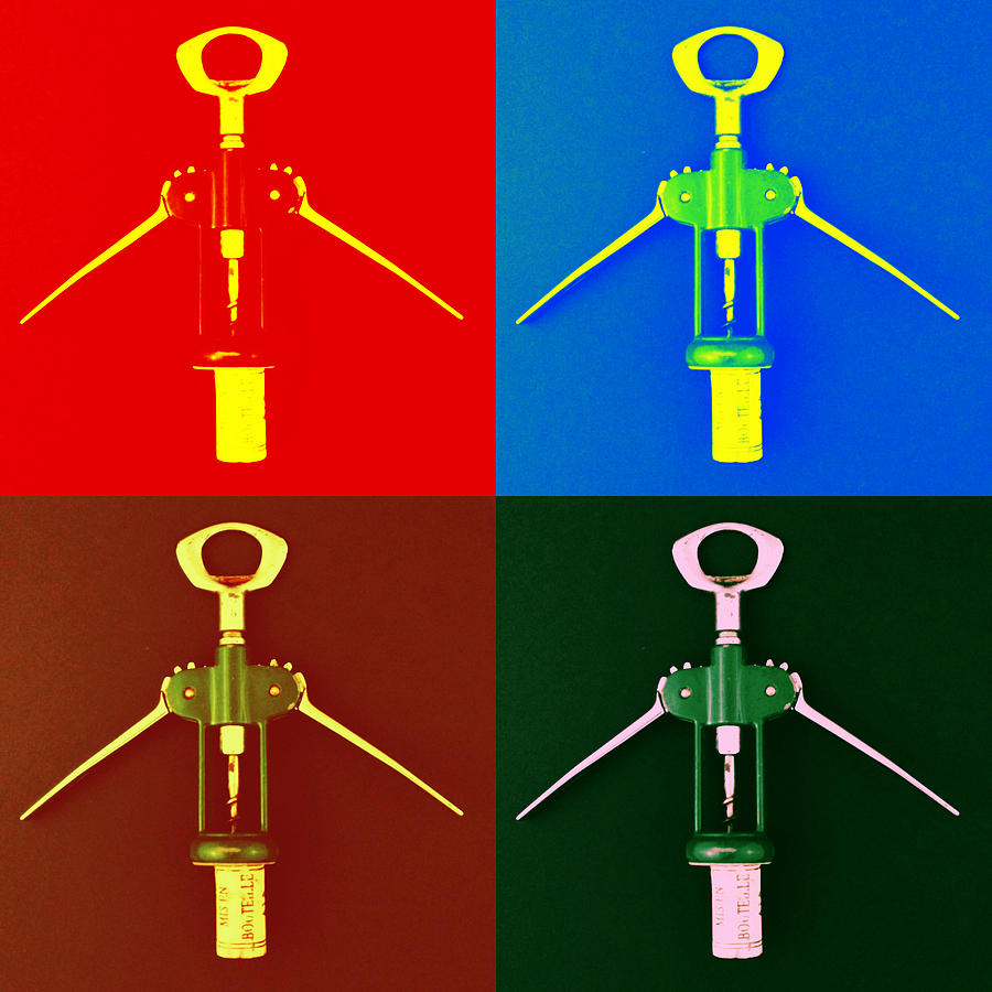 Pop art style corkscrews. Photograph by John Paul Cullen