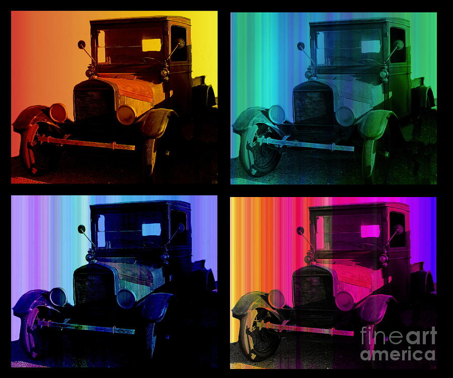 Pop Art Vintage Ford Trucks Photograph by Marilyn Smith