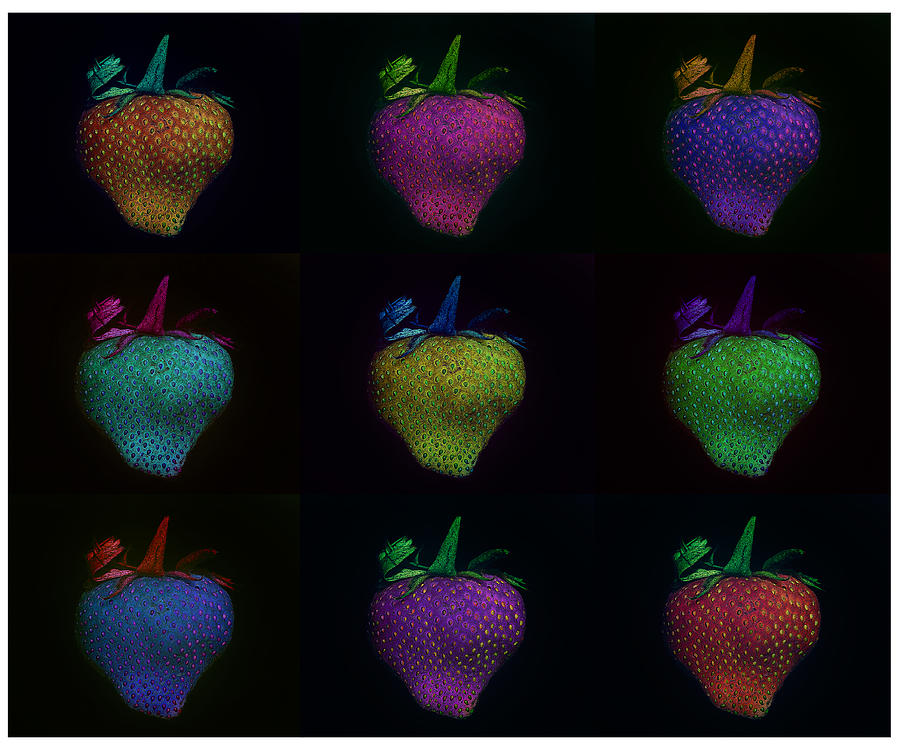 Strawberry Photograph - Pop Berries by Larry Helms
