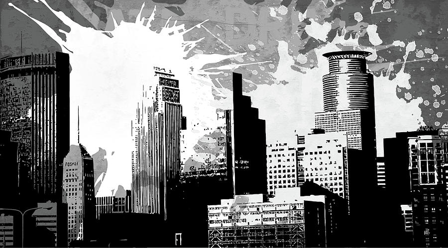 Skyscraper Digital Art - Pop City 29 by Melissa Smith