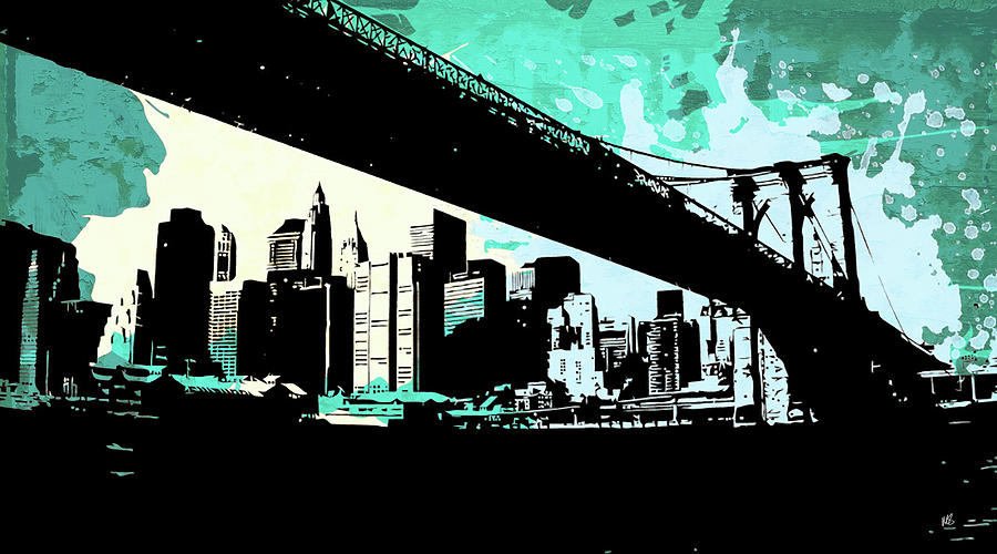 Skyscraper Digital Art - Pop City 9 by Melissa Smith