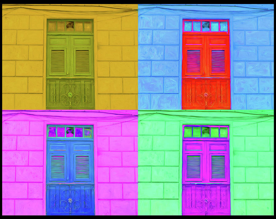 Pop Doors Digital Art by Kandy Hurley