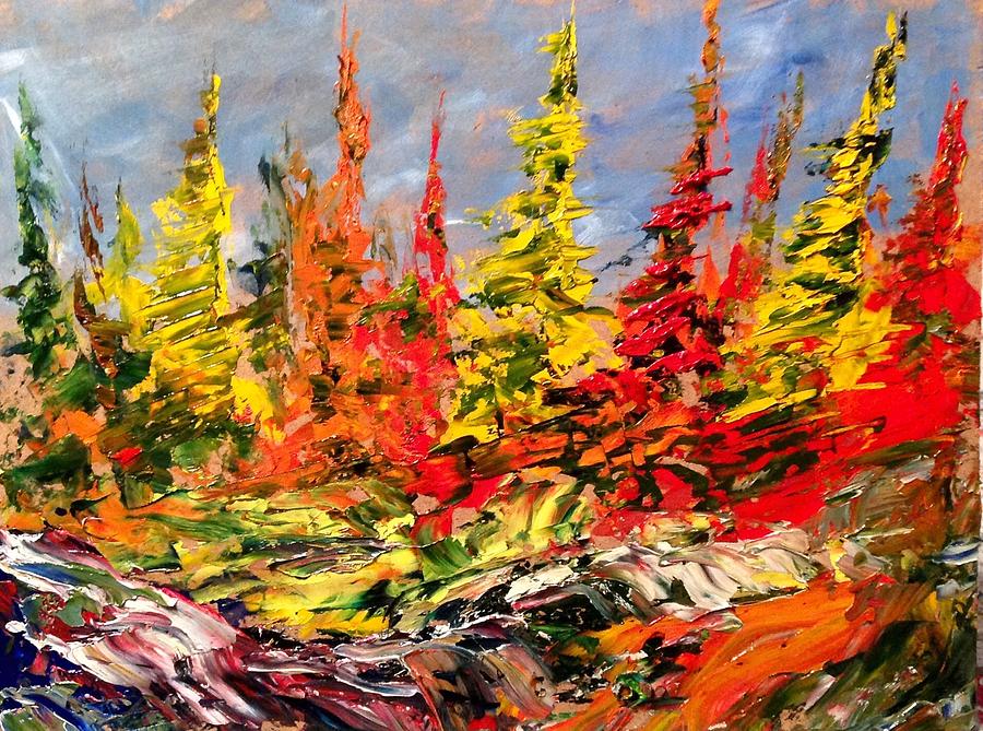 Pop of Fall No.3 Painting by Desmond Raymond