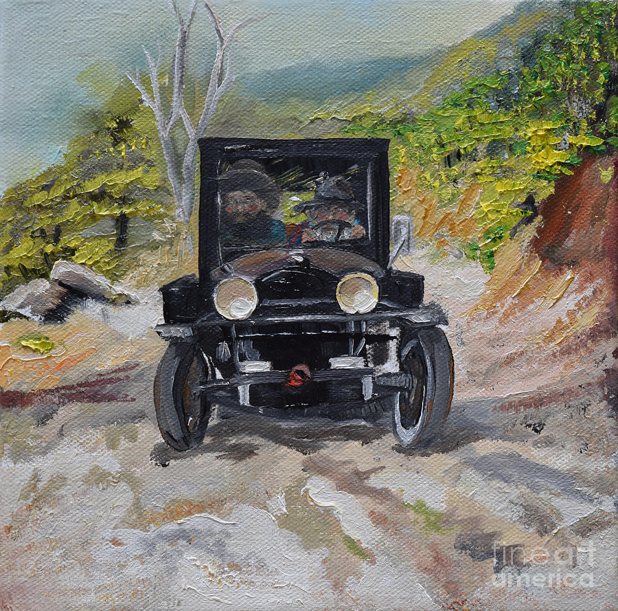 Popcorn Sutton - Looking for Likker Painting by Jan Dappen