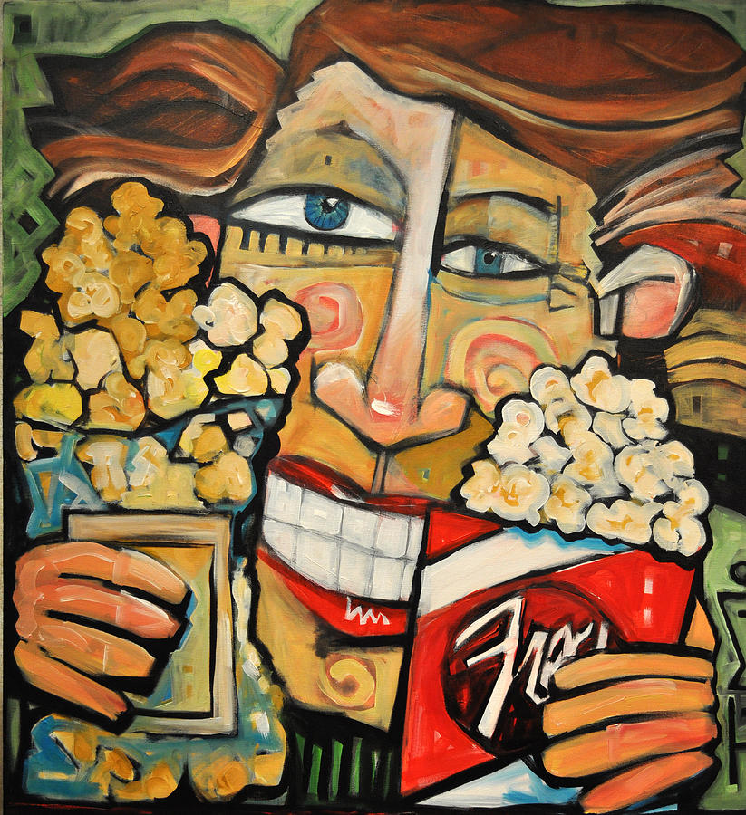 Popcorn Painting - Popcorn by Tim Nyberg