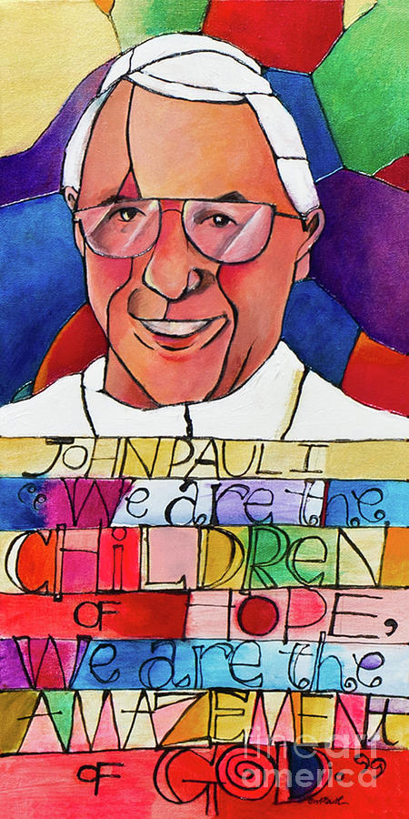 Pope John Paul I - MMJPO Painting by Br Mickey McGrath OSFS