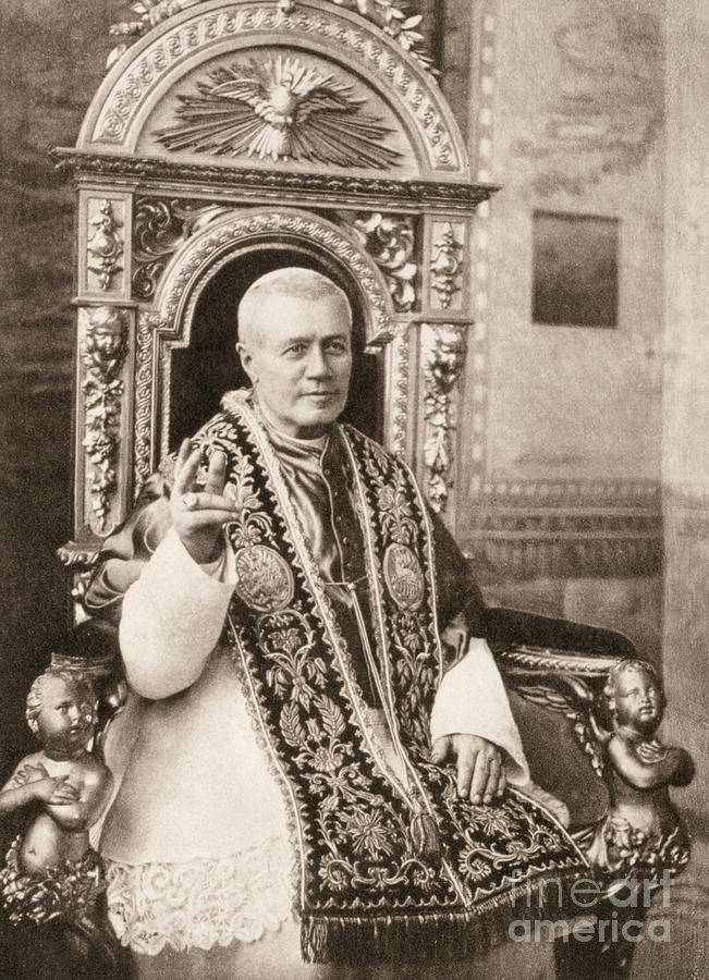 Pope Pius X Drawing by Granger