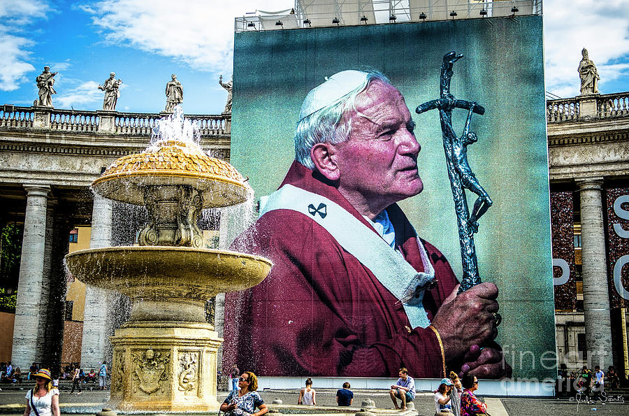 Pope Saint John Paul II Photograph by Julian Starks