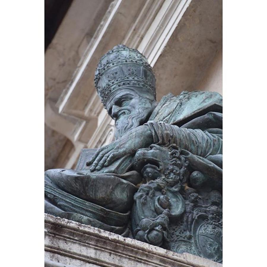 Pope Sisto V Bronze Statue, Palazzo Dei Photograph by Adriano La Naia