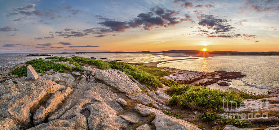 Attraction Photograph - Popham Beach Panorama by Benjamin Williamson Attraction Photograph - Popham Beach Panorama by Benjamin Williamson