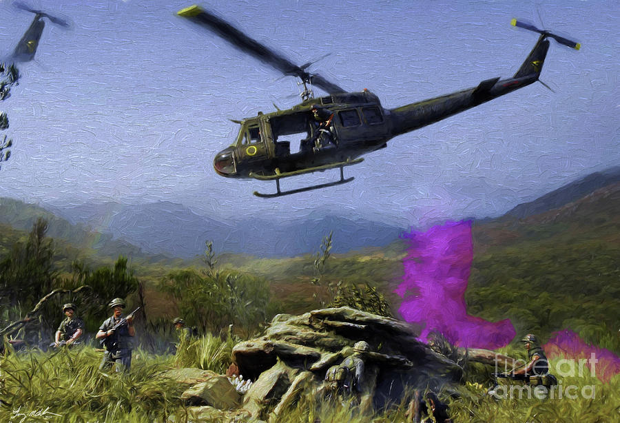 Poping Smoke Purple Haze - Oil Digital Art by Tommy Anderson