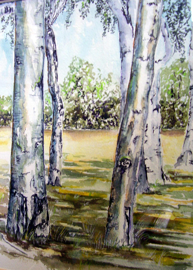 Poplar Tree Painting By Paul Sandilands   Poplar Tree  Paul Sandilands 