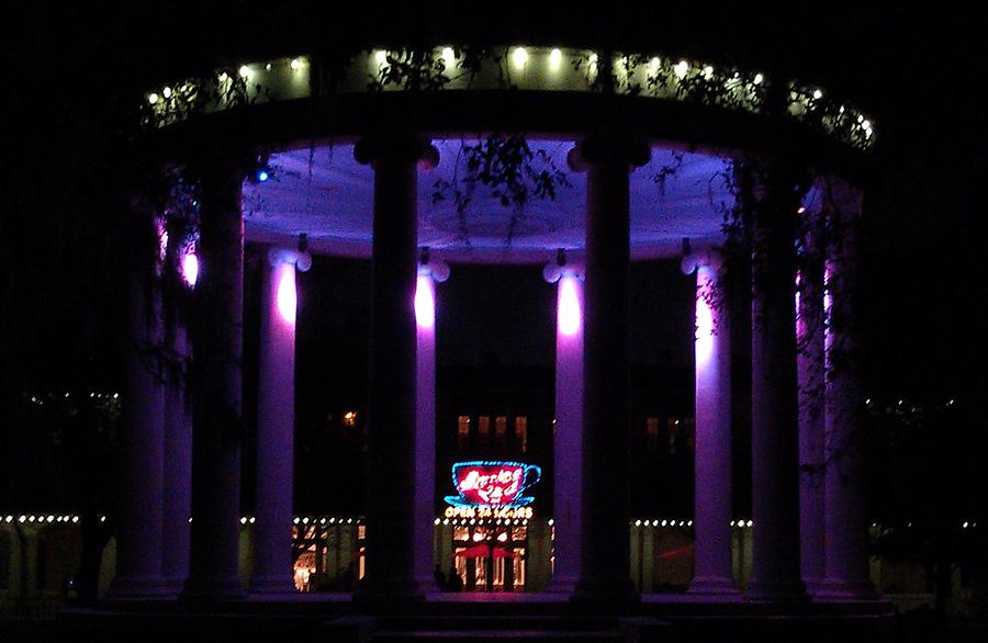 Popp Bandstand at Night Photograph by Deborah Lacoste