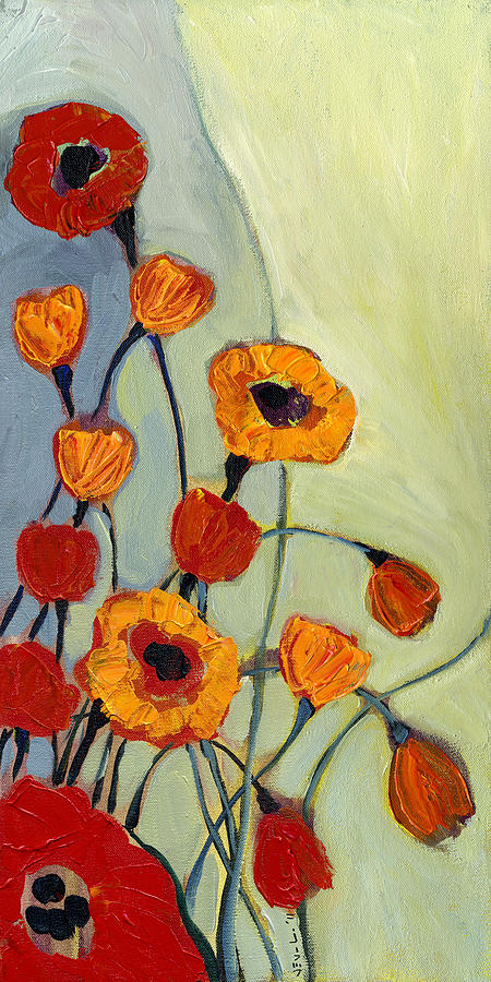 Poppy Painting - Poppies by Jennifer Lommers