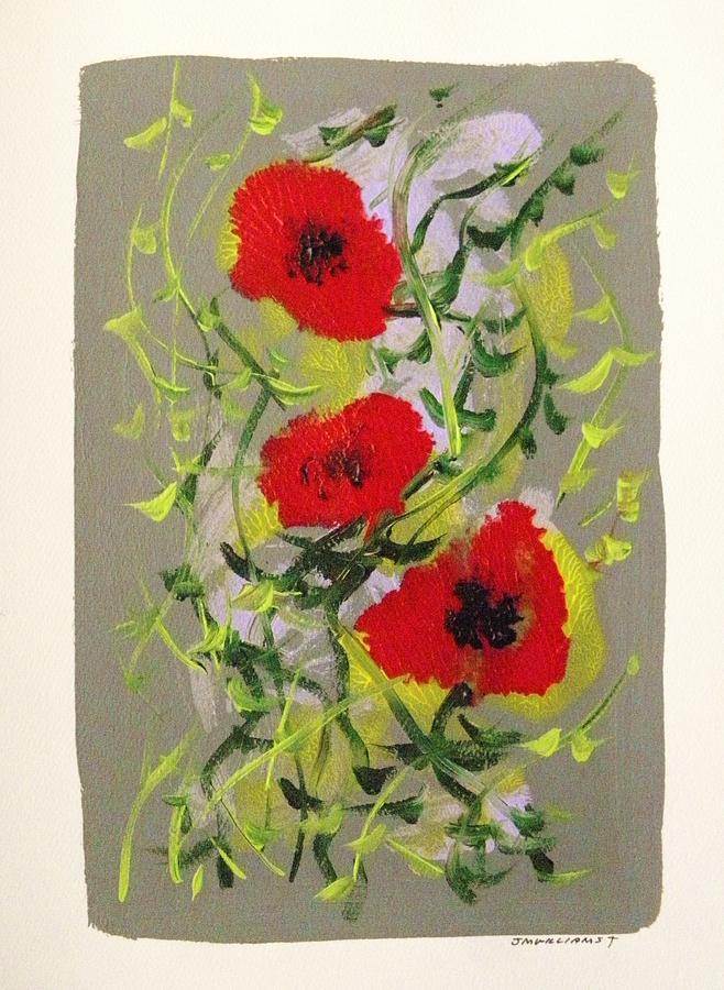 Poppies Painting by John Williams