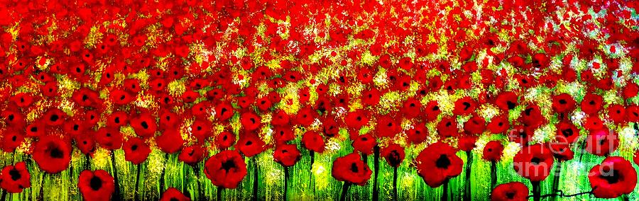 Poppies Painting by Tim Townsend