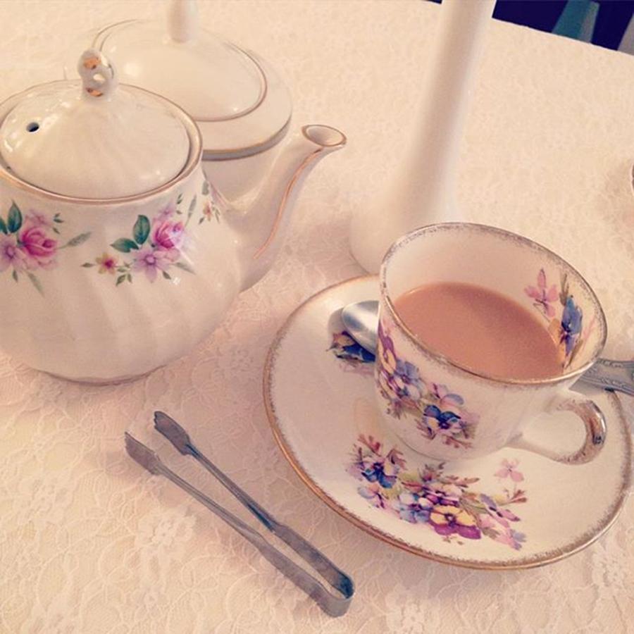 Poppins Tearooms... Do A Good Cuppa! Photograph by Jennie Davies