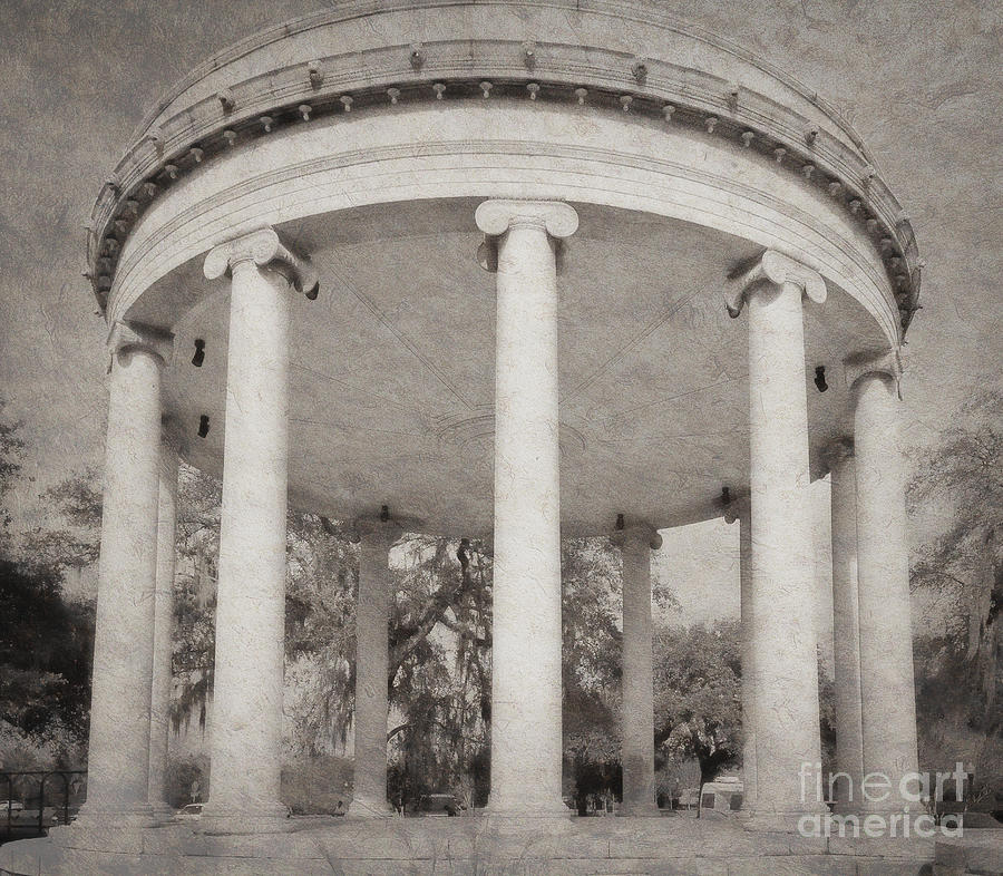 Popps Bandstand City Park New Orleans - Textured Photograph by Kathleen K Parker