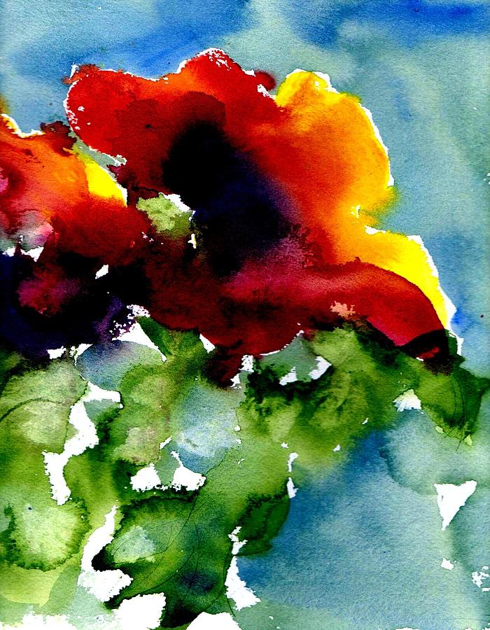 Poppy Painting by Anne Duke