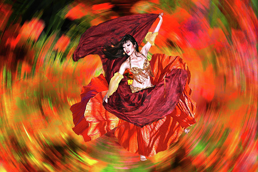 Poppy Dancer 2 Digital Art by Lisa Yount