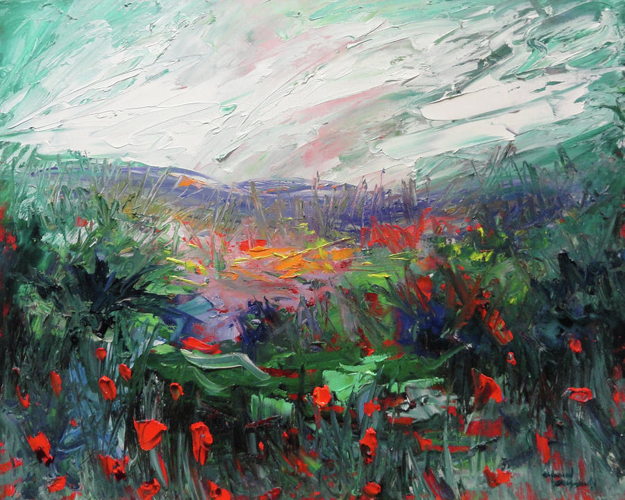 Poppy Dream Painting by Shannon Grissom