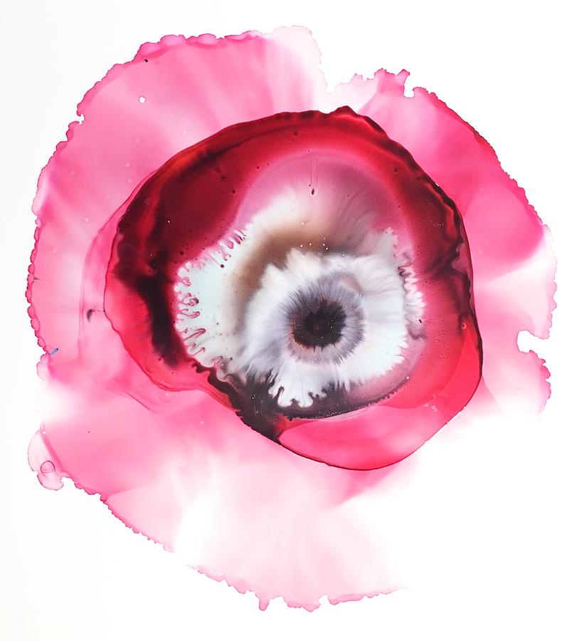 Poppy Painting by Gosia Paine