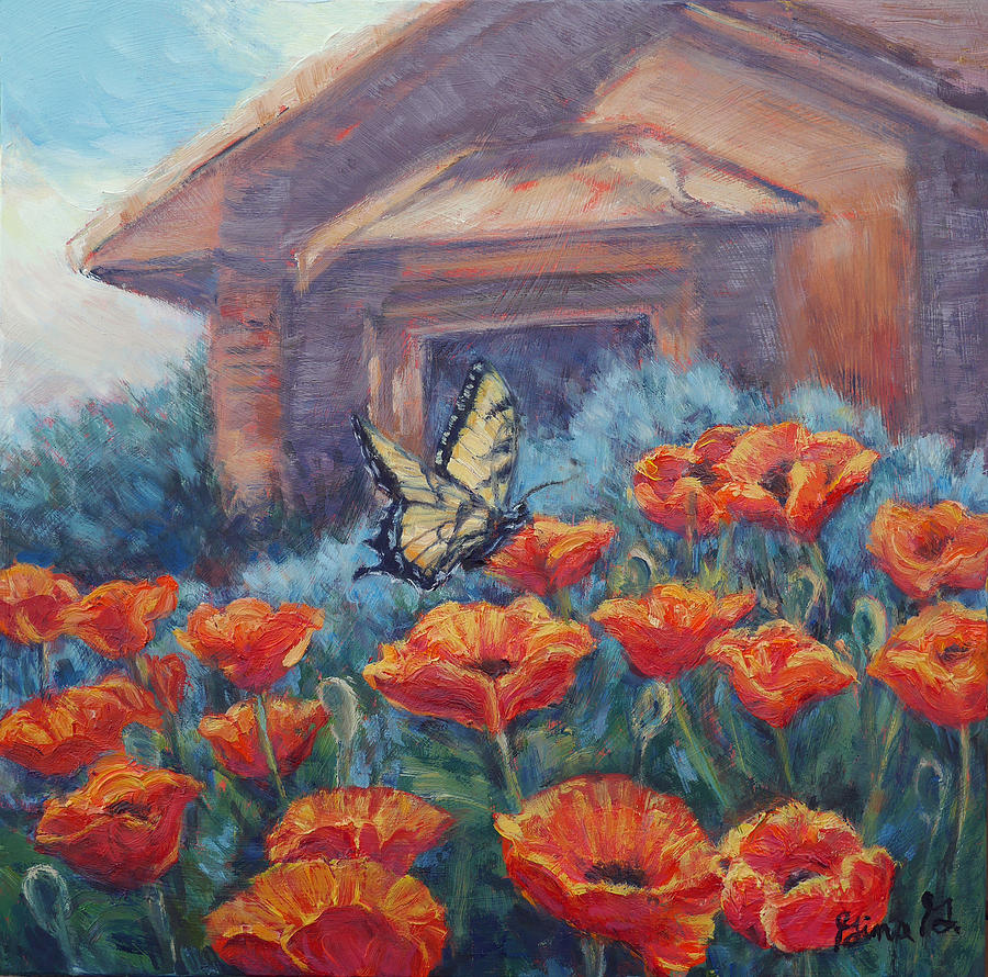 Poppy Paradise Painting by Gina Grundemann