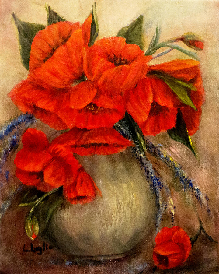 Poppy Passion Painting by Loretta Luglio