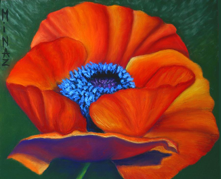 Poppy Pleasure Painting by Minaz Jantz