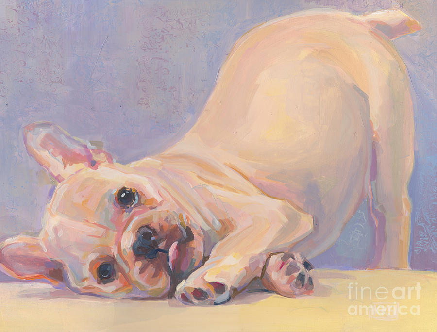 French Bulldog Painting - Poppy Puppy by Kimberly Santini