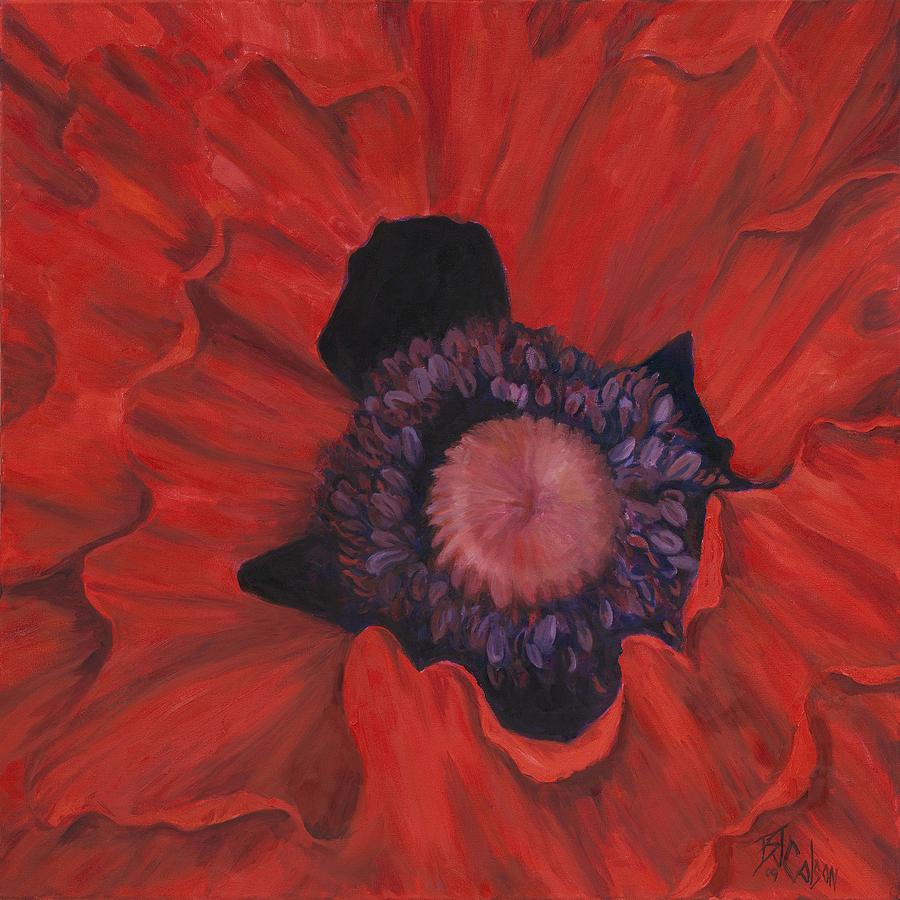 Poppy Refined Painting by Billie Colson