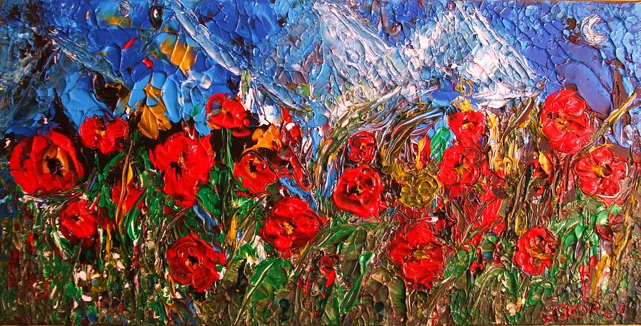 Poppyseed Painting by Carmen Doreal