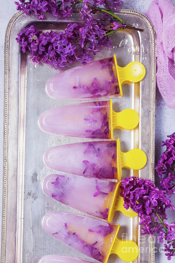 Popsicles with Lilac  Photograph by Anastasy Yarmolovich