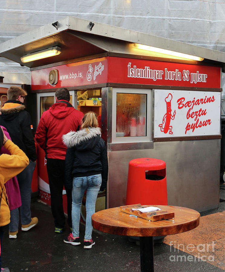 Popular Iceland Hot Dog Stand  6202 Photograph by Jack Schultz