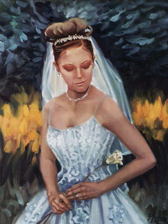 Portrait of the Bride Painting by Gary M Long