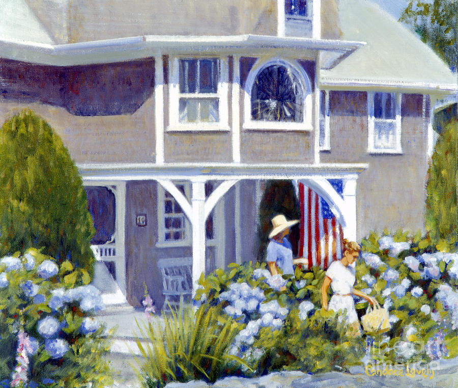Porch Blues Painting by Candace Lovely