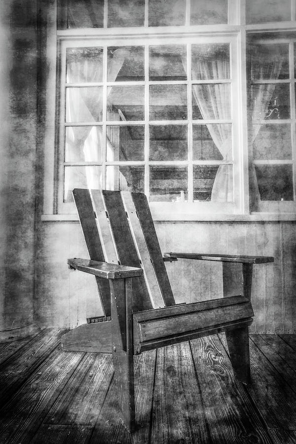 Porch Chair Photograph by Debra and Dave Vanderlaan