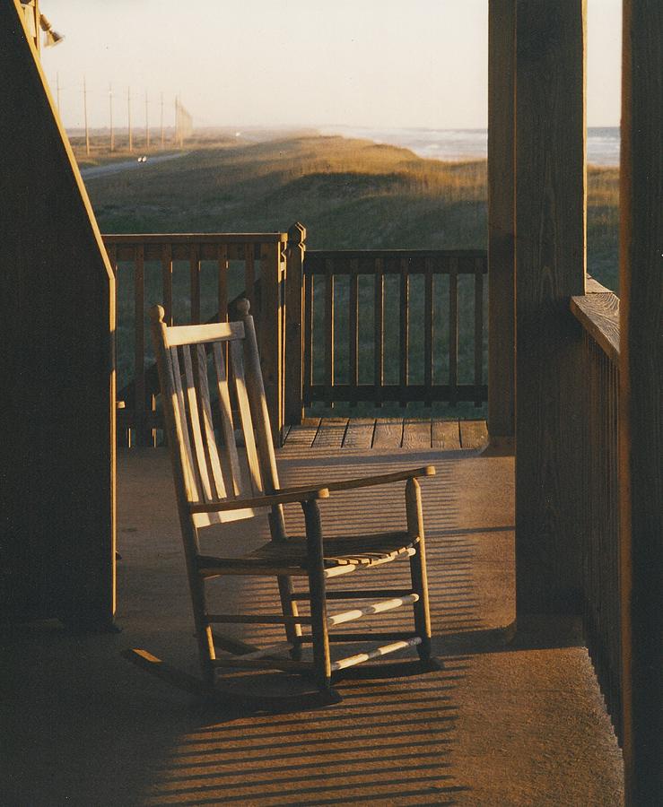 Beach Photograph - Porch Sittin by Robert Boyette