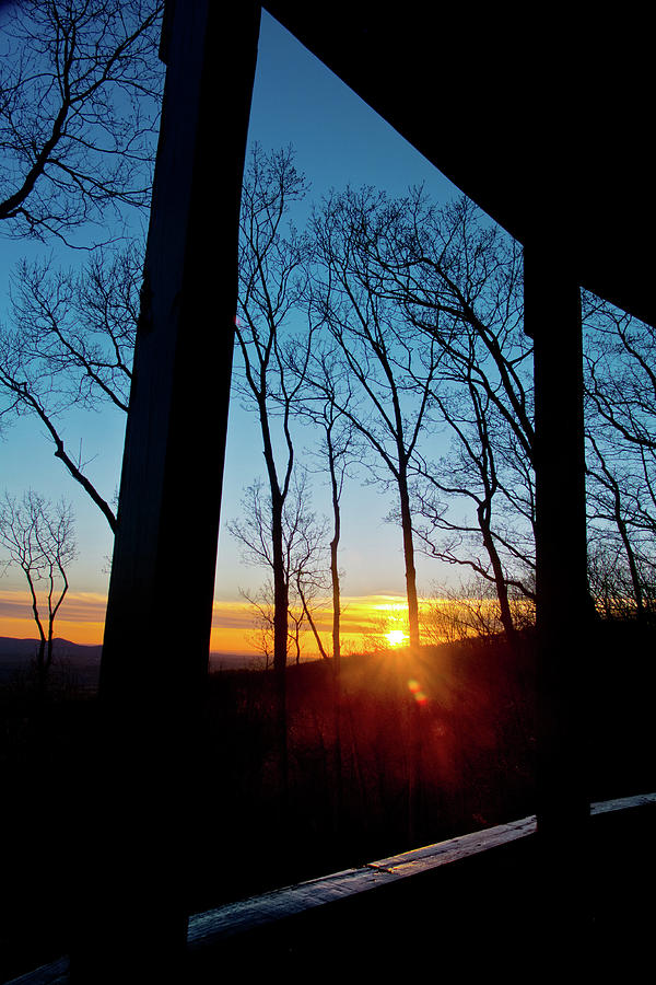 Porch Sunset Photograph by George Taylor
