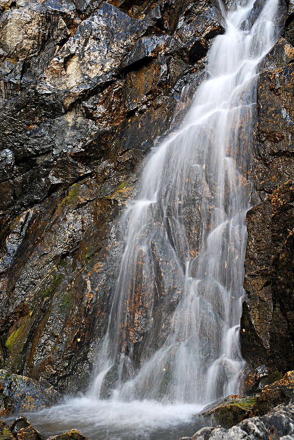 Porcupine Falls Side Chute Photograph by Larry Ricker