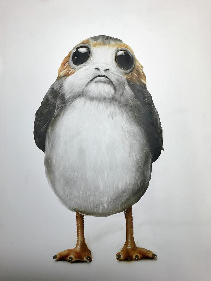 Porg Painting by Patrick Dodde - Fine Art America